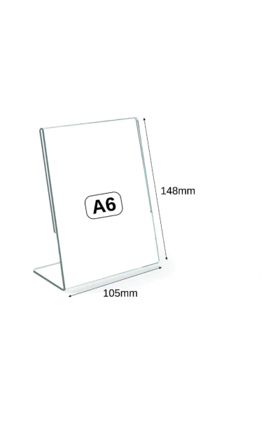 PAPER DISPLAY ACRYLIC L-SHAPE